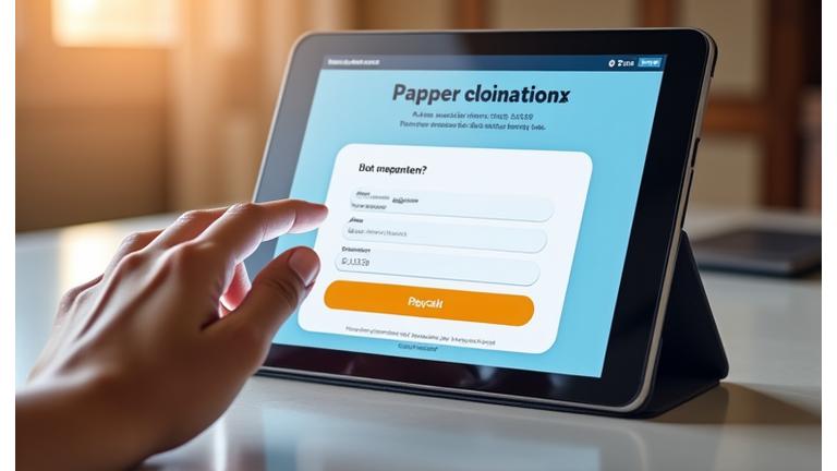 Benutzeroberfläche einer modernen Online-Spendenplattform mit verschiedenen Zahlungsoptionen und Symbolen für Sicherheit und Transparenz.